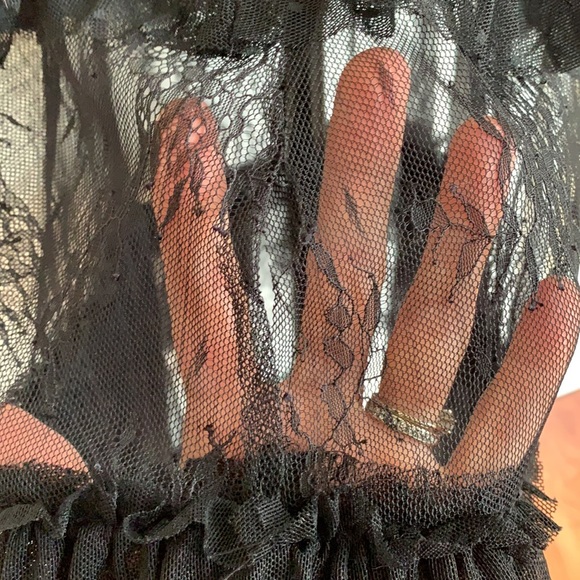 Bardot Black Lace Strapless Dress Size 8 FINAL SALE - Picture 4 of 7